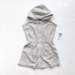 Old Navy NWT hooded zip up swim cover 2T